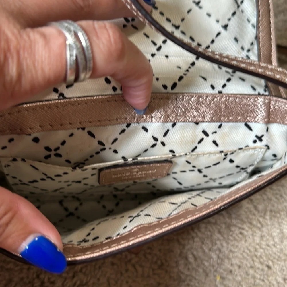 Kate Spade Newbury Lane Crossbody purse Rose Gold Small